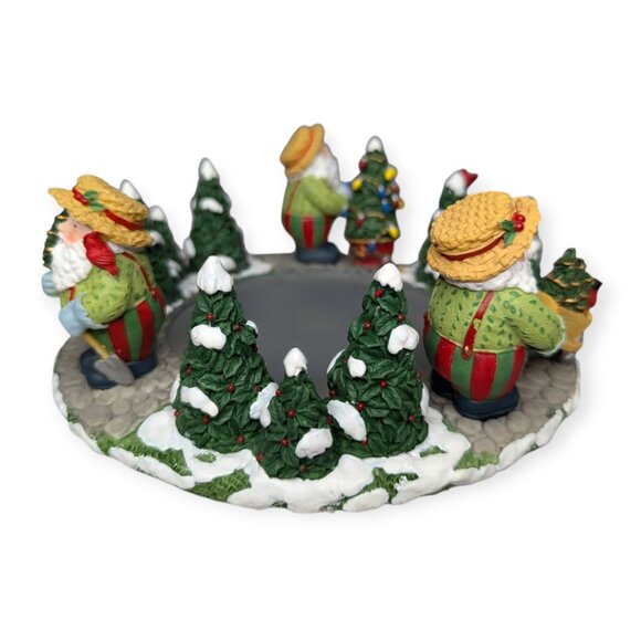 The White Barn Candle Co Christmas Trees w/Santa Jar Candle Holder - Picture 5 of 10